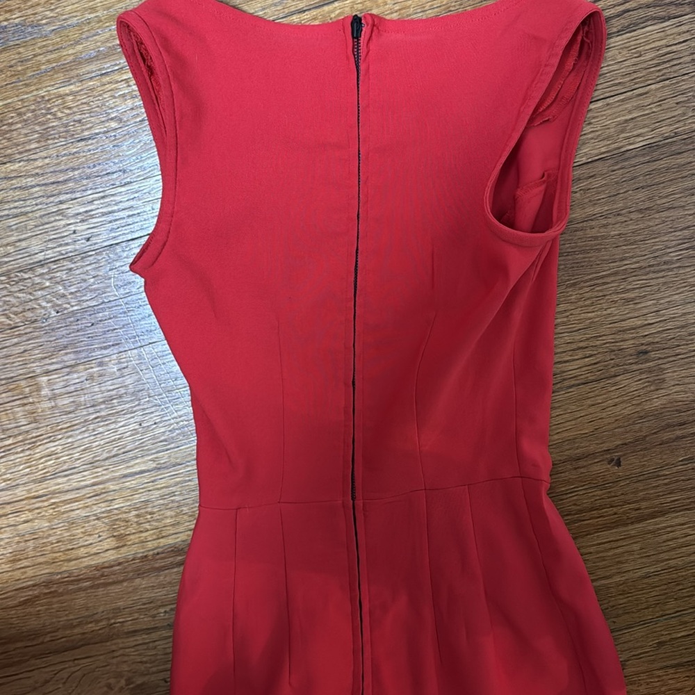 Bettie Page by Tatyana Red Fitted Pencil Dress - Picture 8 of 8